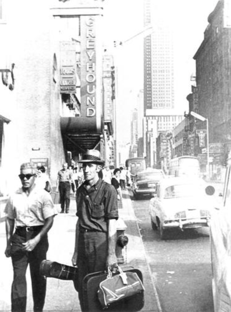 Frank Proffitt in NYC 1961.
