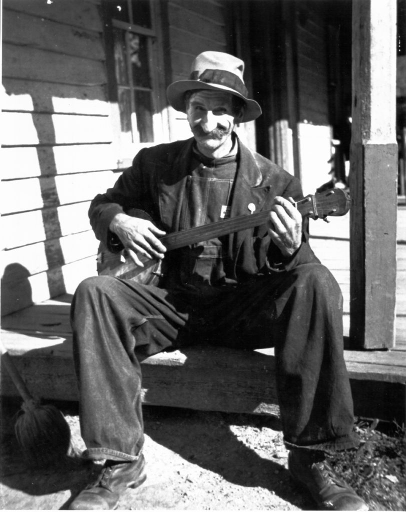 Roby Hicks on Beech Mountain, 1938